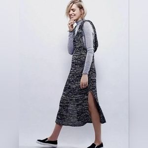 Free People Bali Beach Hooded Knit Chrochet Dress